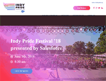 Tablet Screenshot of circlecityinpride.org